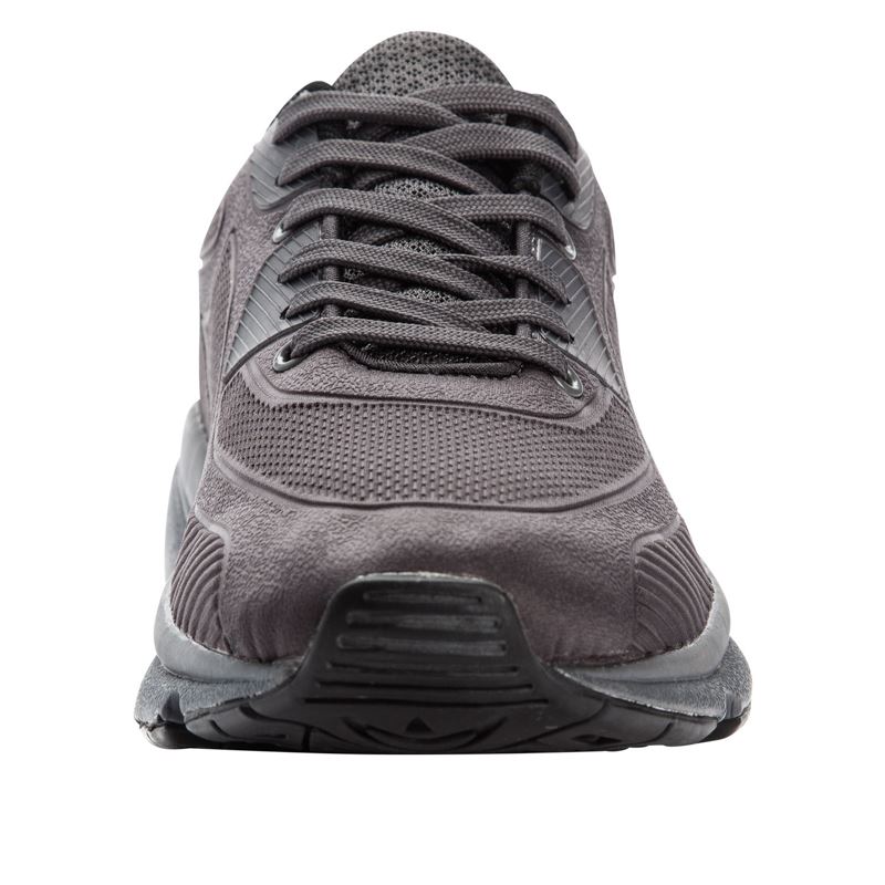 Propet Shoes Men's Stability Laser-Dark Grey