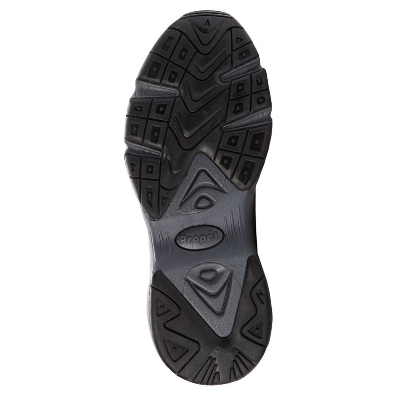 Propet Shoes Men's Stability Laser-Dark Grey