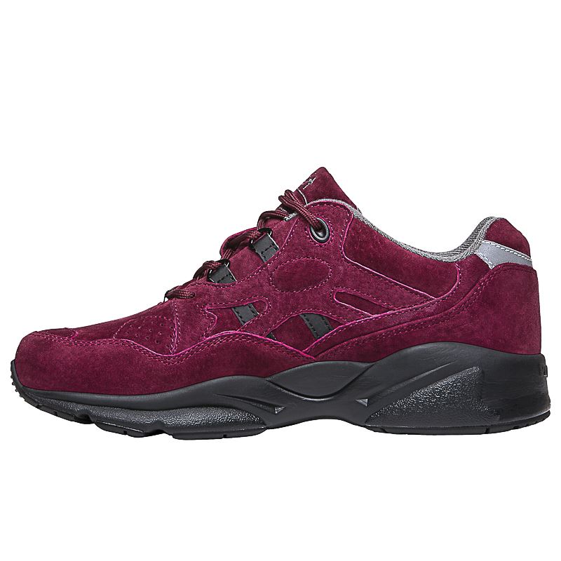 Propet Shoes Women's Stability Walker-Berry Suede - Click Image to Close