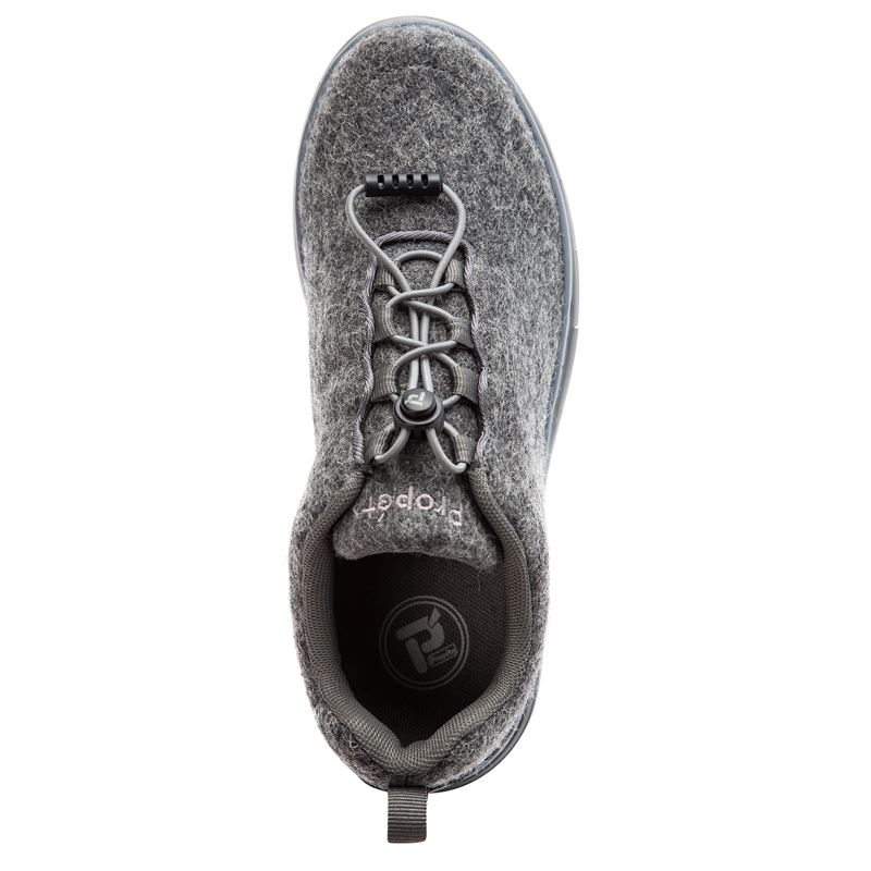 Propet Shoes Women's TravelFit Prestige-Grey Flannel