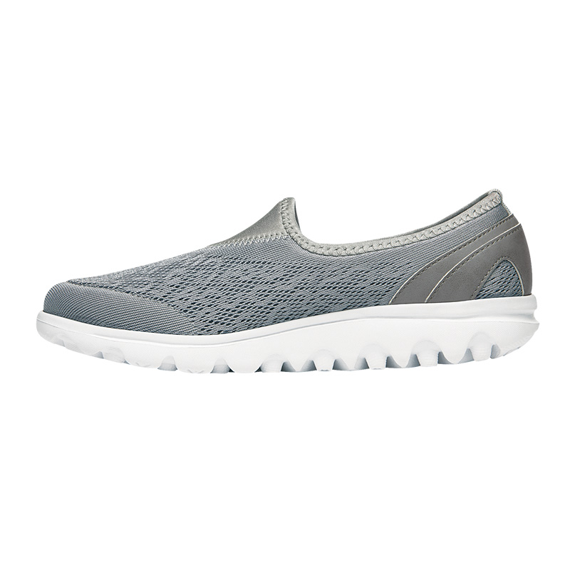 Propet Shoes Women's TravelActive Slip-On-Silver - Click Image to Close