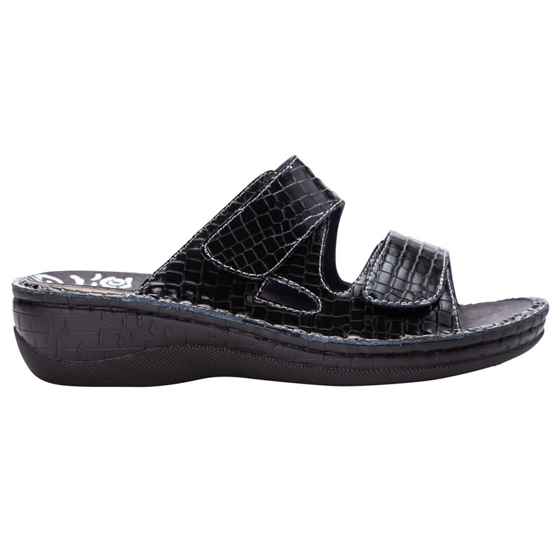 Propet Shoes Women's Joelle-Black Croco - Click Image to Close