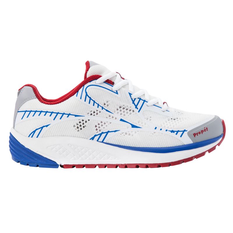Propet Shoes Women's Propet One LT-White/Red