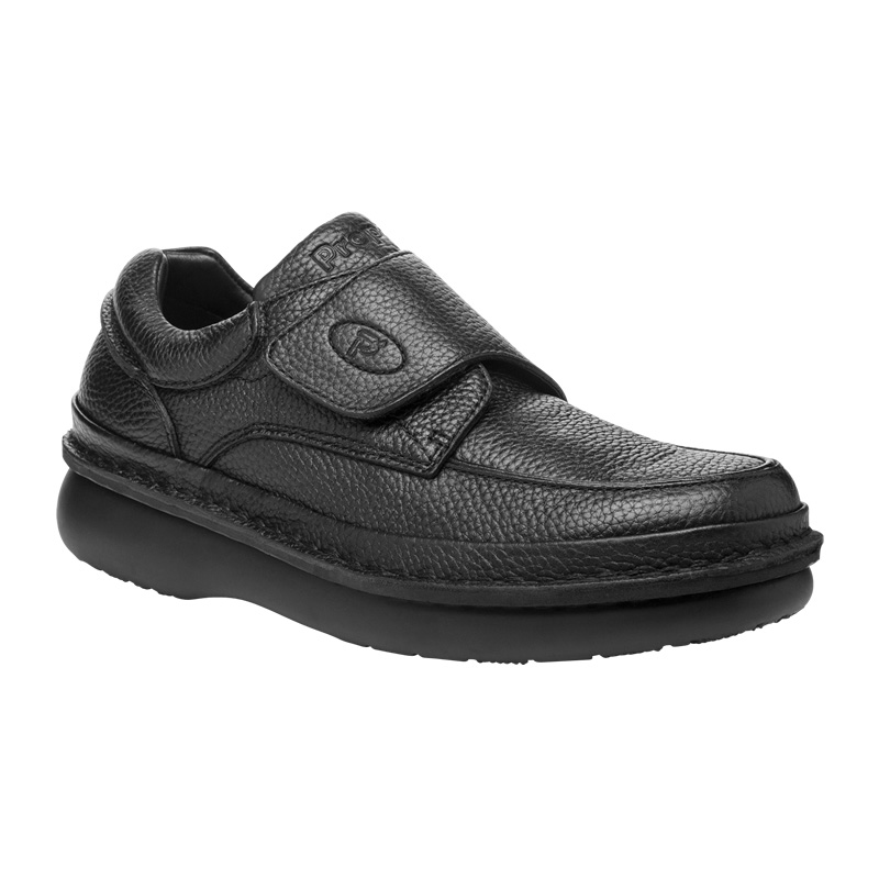 Propet Shoes Men's Scandia Strap-Black