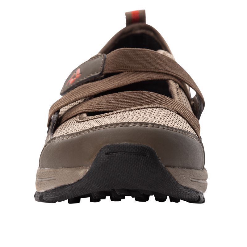 Propet Shoes Women's Poppy-Khaki/Burnt Orange