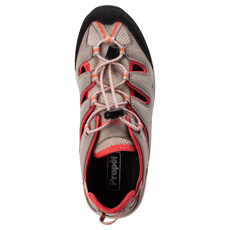 Propet Shoes Women's Piper-Beige/Coral - Click Image to Close
