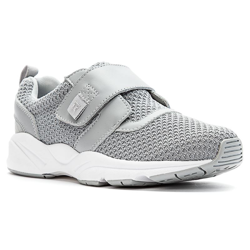 Propet Shoes Women's Stability X Strap-Lt Grey