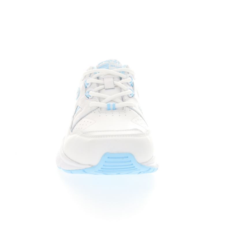 Propet Shoes Women's Stability Walker-White/Lt Blue - Click Image to Close