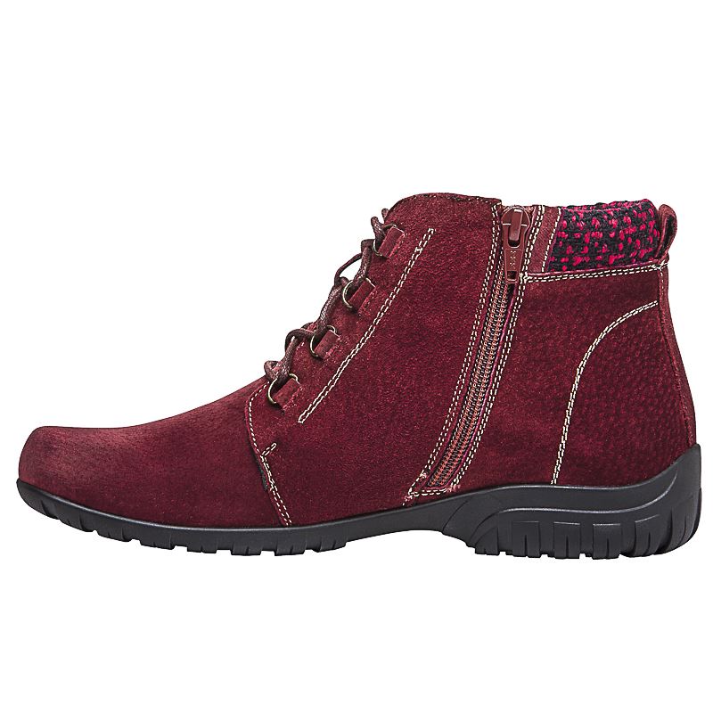 Propet Shoes Women's Delaney-Dark Red - Click Image to Close