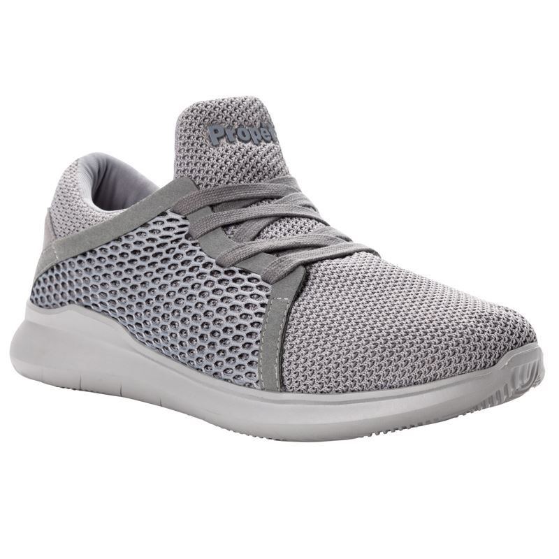 Propet Shoes Men's Viator Dual Knit-Grey