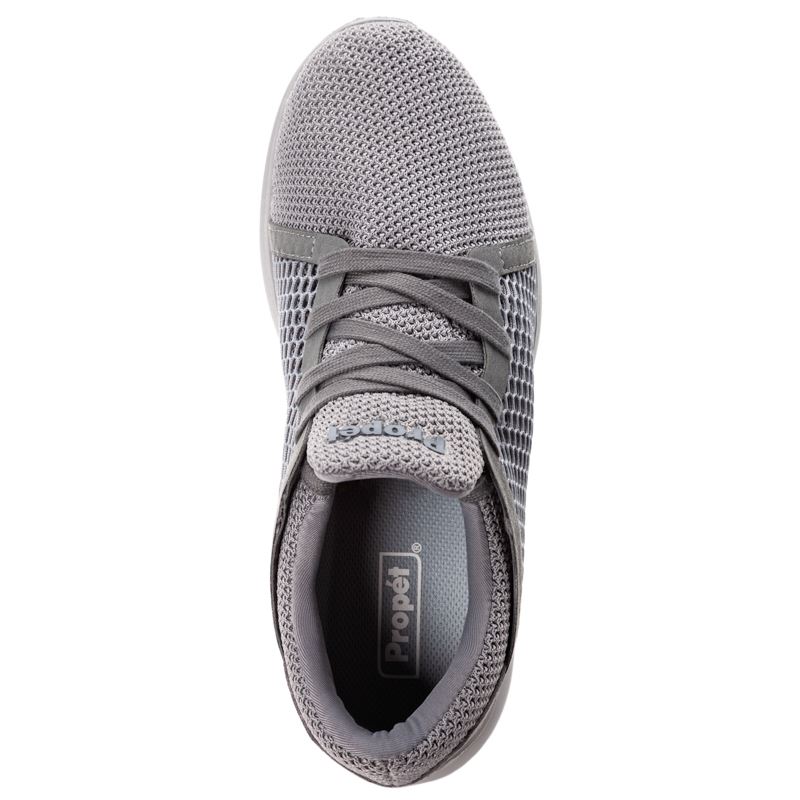 Propet Shoes Men's Viator Dual Knit-Grey