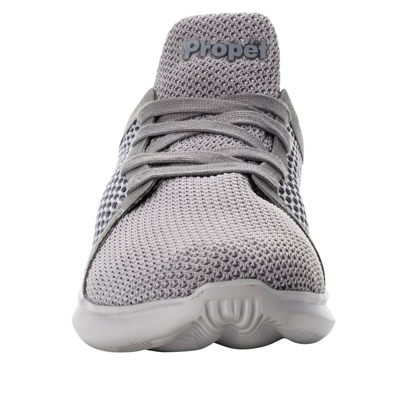 Propet Shoes Men's Viator Dual Knit-Grey - Click Image to Close