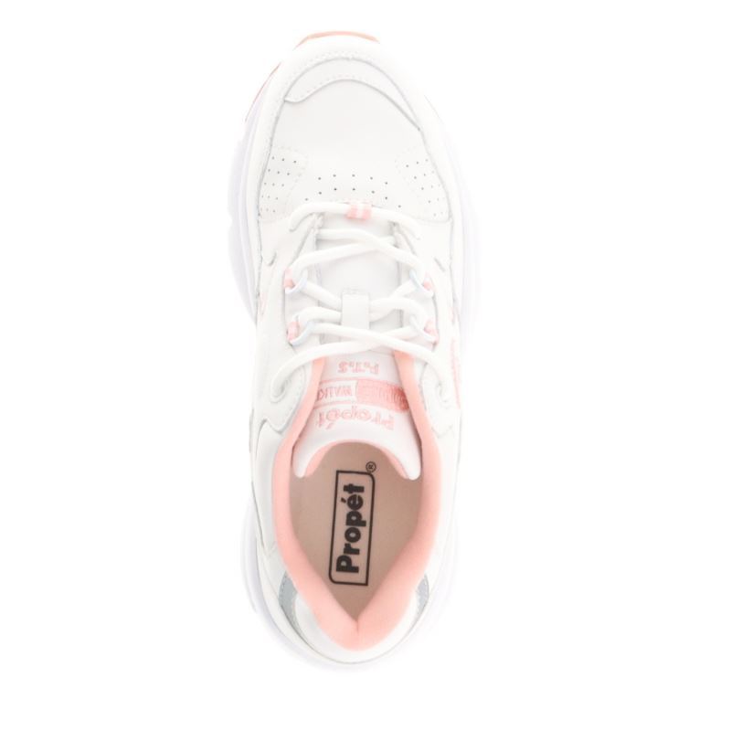 Propet Shoes Women's Stability Walker-White/Pink