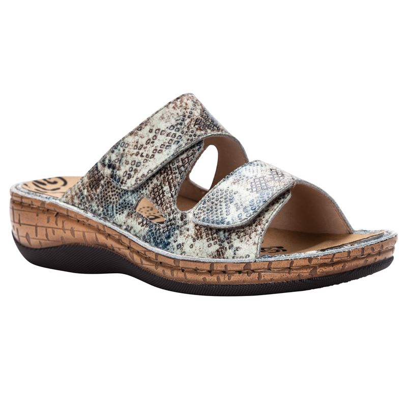 Propet Shoes Women's Joelle-Blue Snake - Click Image to Close