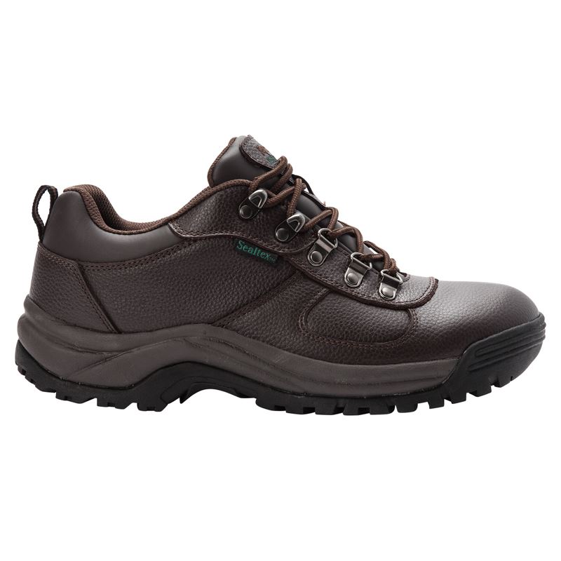 Propet Shoes Men's Cliff Walker Low-Bronco Brown