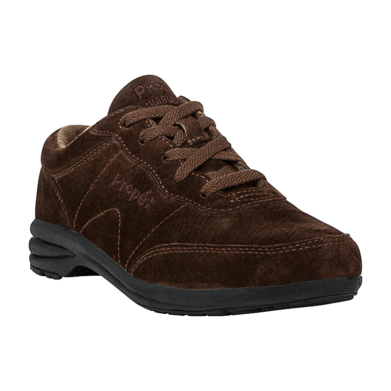 Propet Shoes Women's Washable Walker-SR Brownie