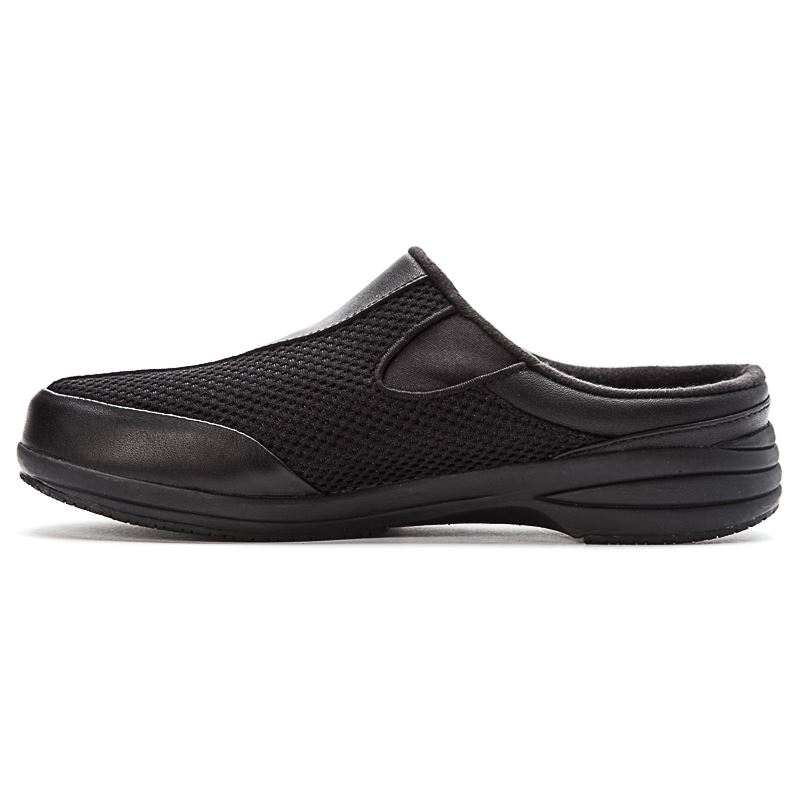 Propet Shoes Women's Washable Walker Slide-Black Mesh