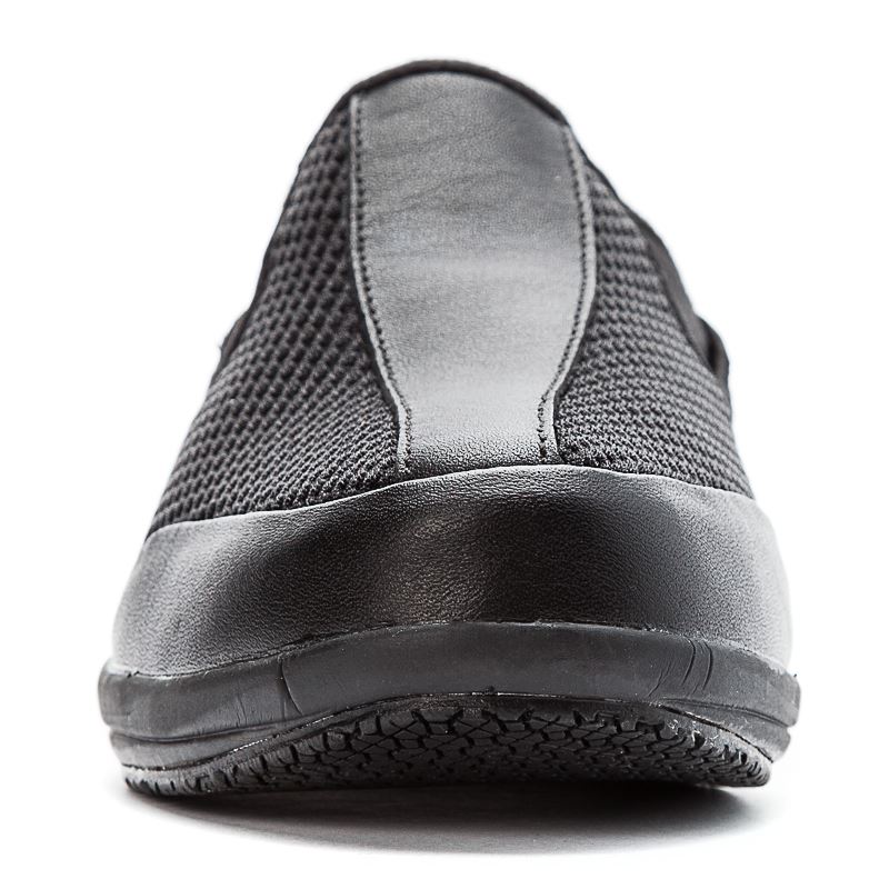 Propet Shoes Women's Washable Walker Slide-Black Mesh