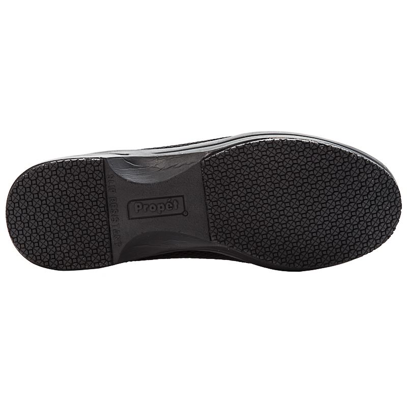 Propet Shoes Women's Washable Walker Slide-Black Mesh - Click Image to Close
