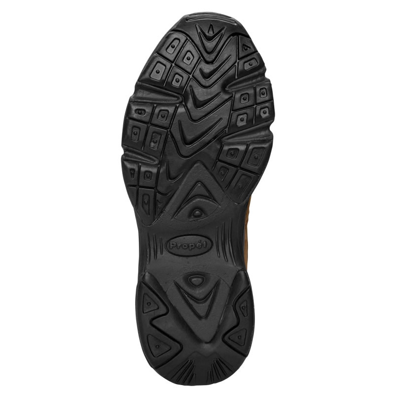 Propet Shoes Men's Stability Walker-Choco/Black Nubuck