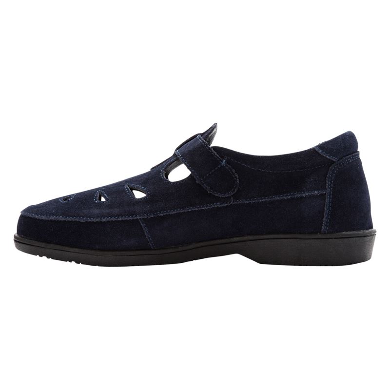 Propet Shoes Women's Ladybug-Navy Suede - Click Image to Close