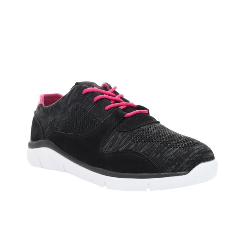 Propet Shoes Women's Sarah-Black/Pink - Click Image to Close