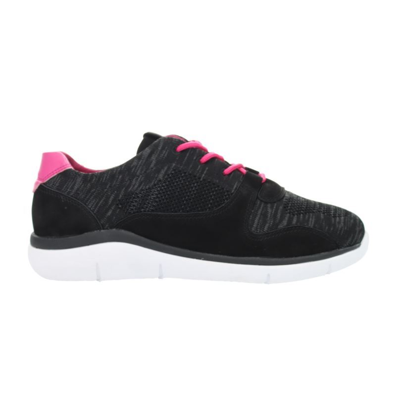Propet Shoes Women's Sarah-Black/Pink - Click Image to Close