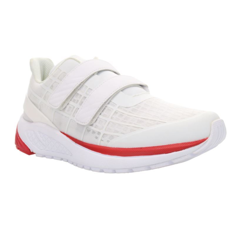 Propet Shoes Women's Propet One Twin Strap-White/Red