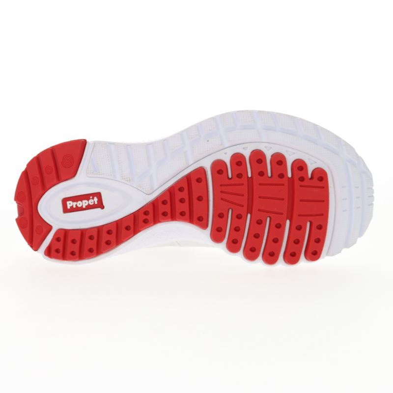 Propet Shoes Women's Propet One Twin Strap-White/Red