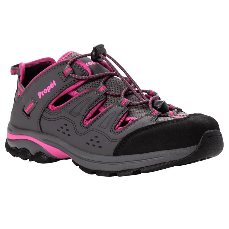 Propet Shoes Women's Piper-Grey/Berry