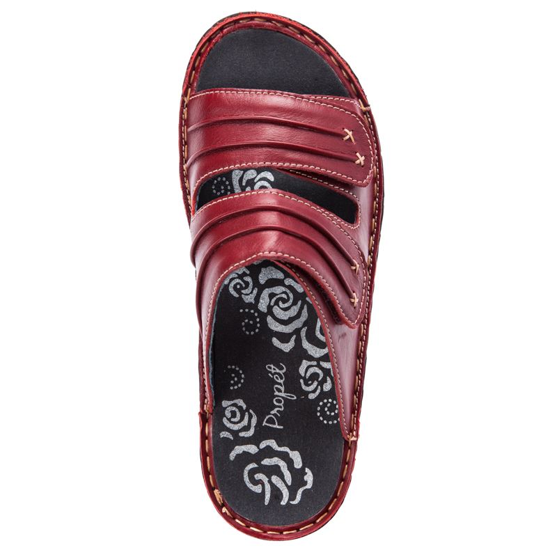 Propet Shoes Women's June-Red - Click Image to Close