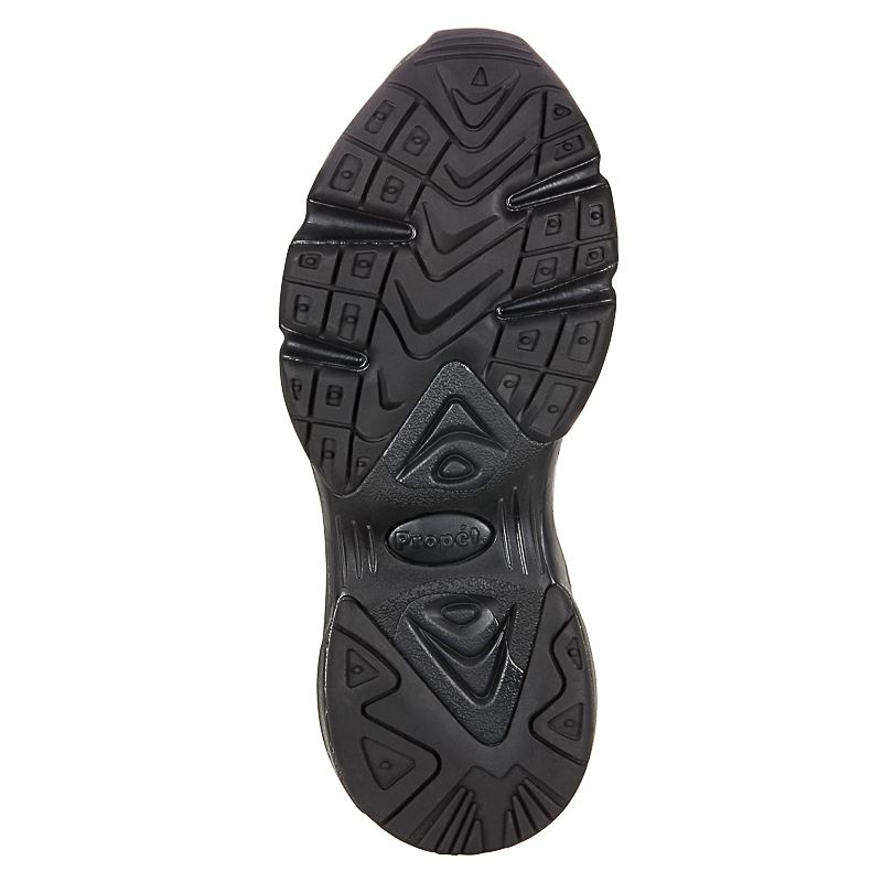 Propet Shoes Women's Stability Walker-Black Suede