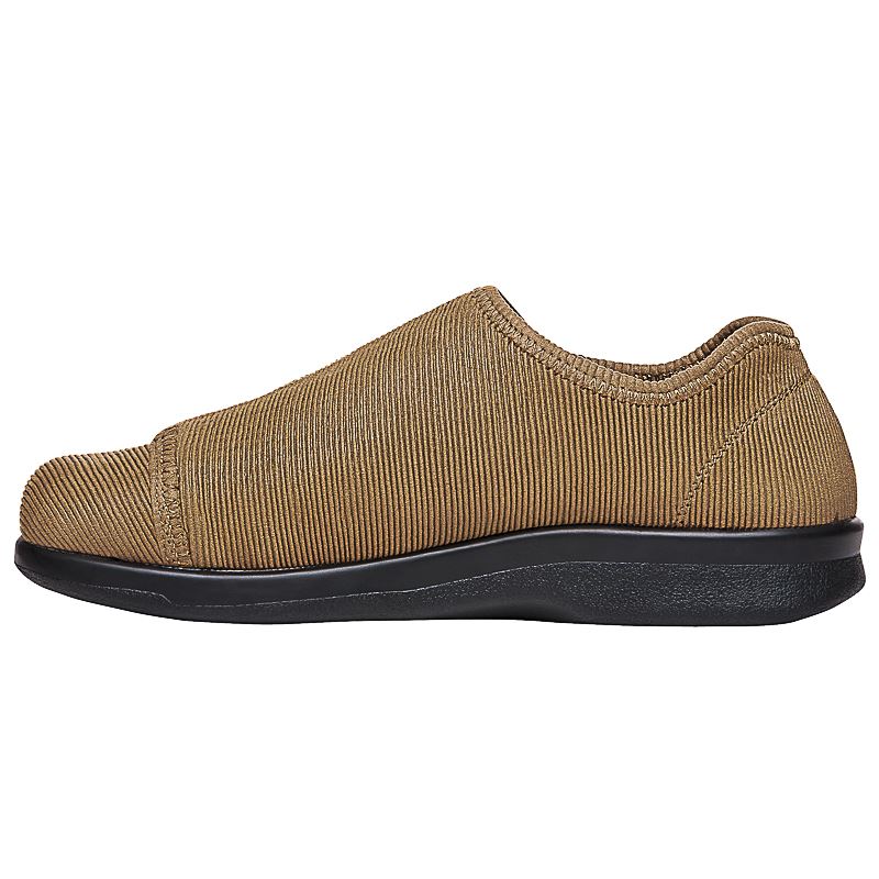 Propet Shoes Men's Cush'N Foot-Sand Corduroy