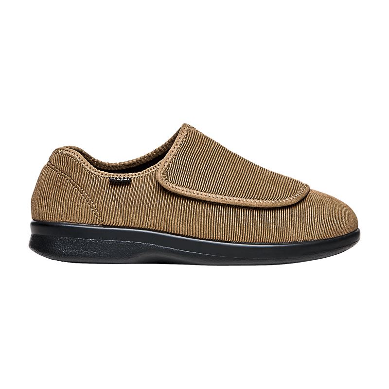 Propet Shoes Men's Cush'N Foot-Sand Corduroy