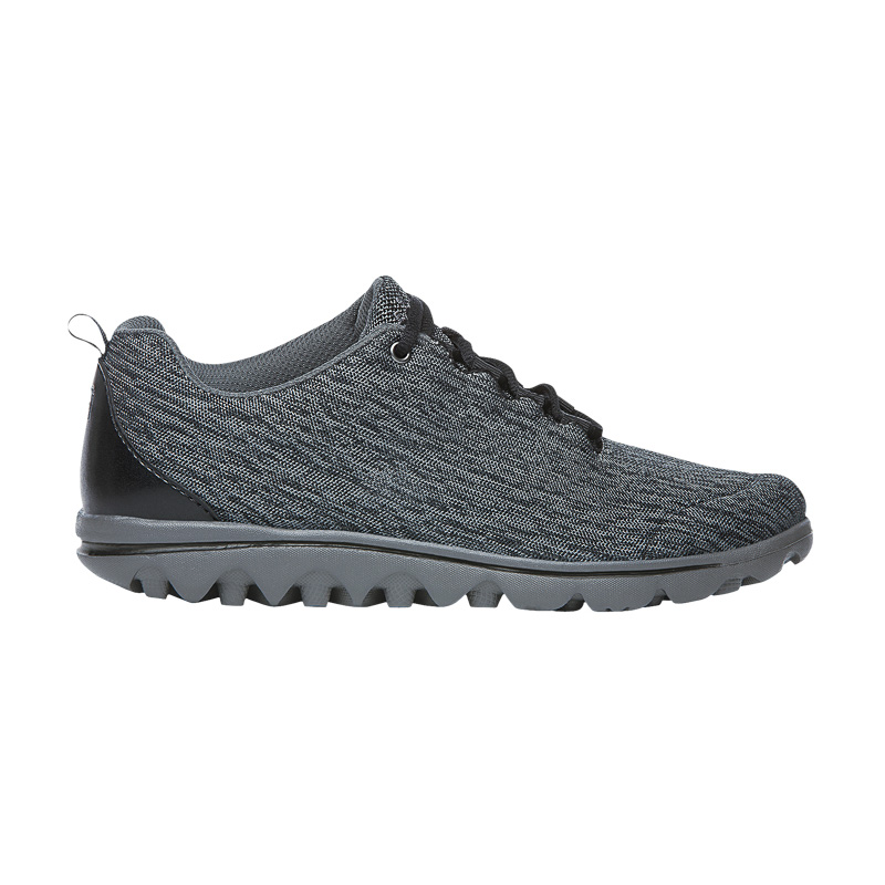 Propet Shoes Women's TravelActiv-Black/Grey Heather