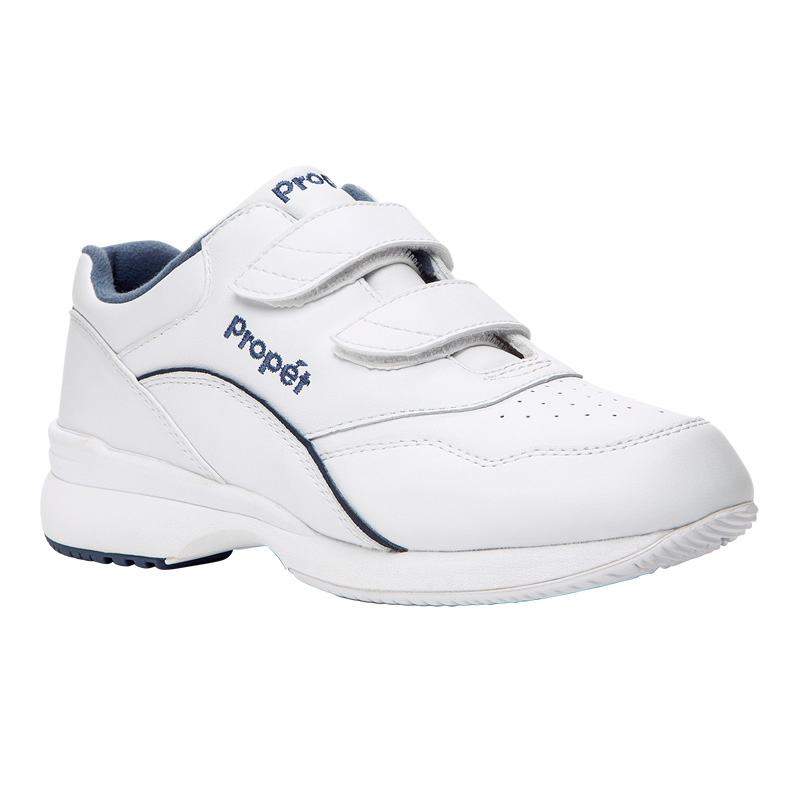 Propet Shoes Women's Tour Walker Strap-White/Blue - Click Image to Close