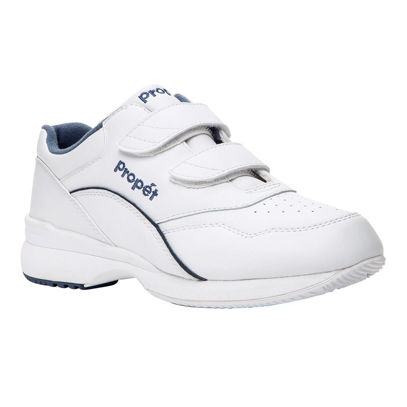 Propet Shoes Women's Tour Walker Strap-White/Blue