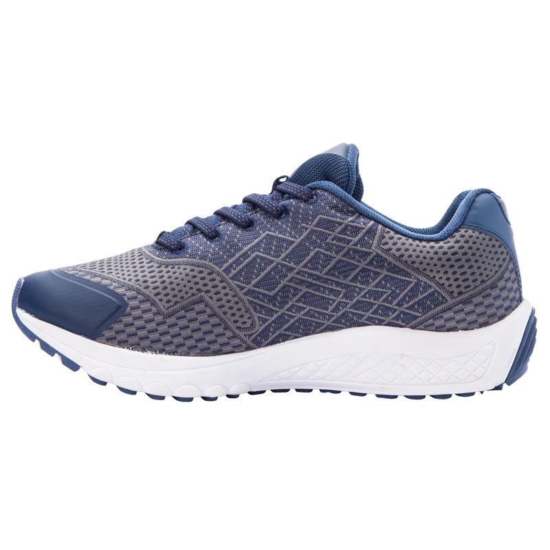 Propet Shoes Men's Propet One-Navy/Grey - Click Image to Close
