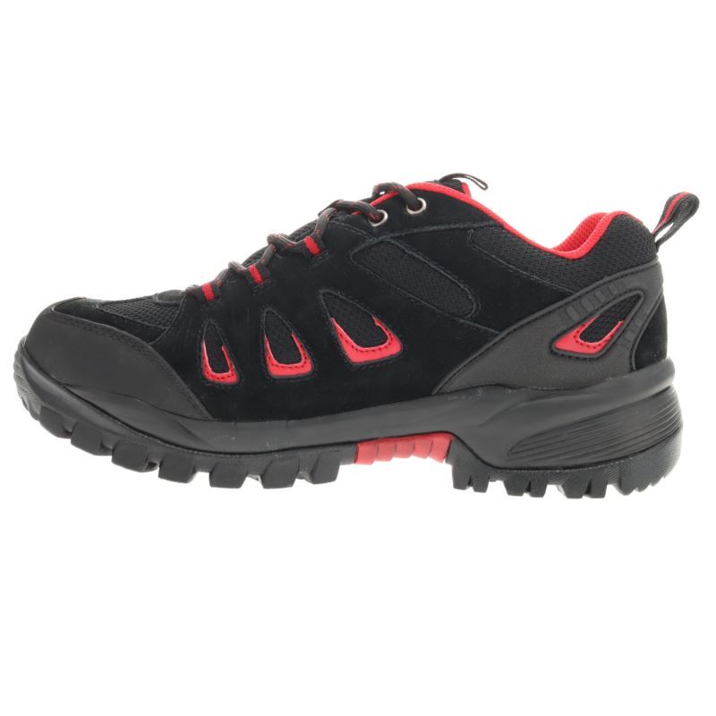 Propet Shoes Men's Ridge Walker Low-Black/Red