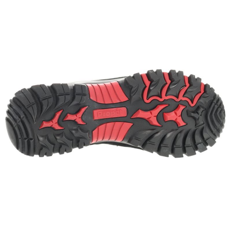 Propet Shoes Men's Ridge Walker Low-Black/Red