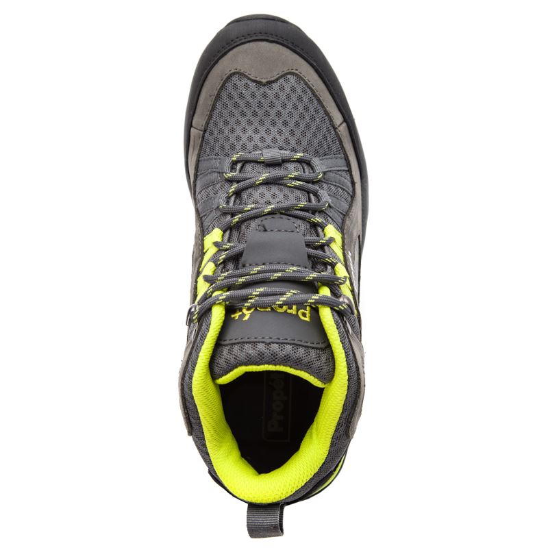 Propet Shoes Women's Propet Peak-Dk Grey/Lime