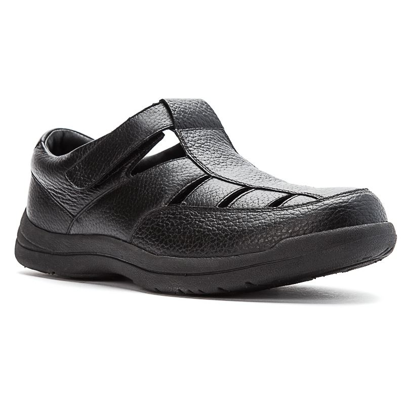 Propet Shoes Men's Bayport-Black - Click Image to Close