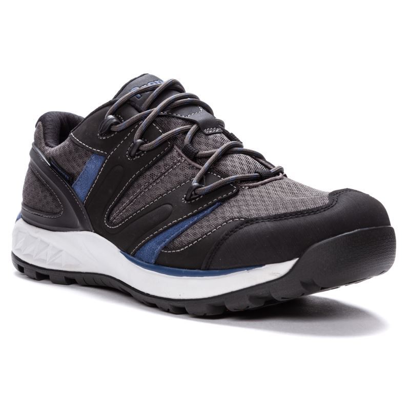 Propet Shoes Men's Vercors-Grey/Blue - Click Image to Close