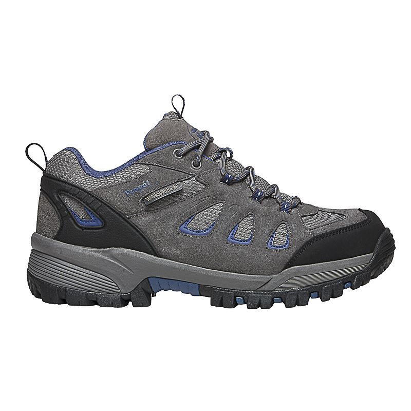 Propet Shoes Men's Ridge Walker Low-Grey/Blue