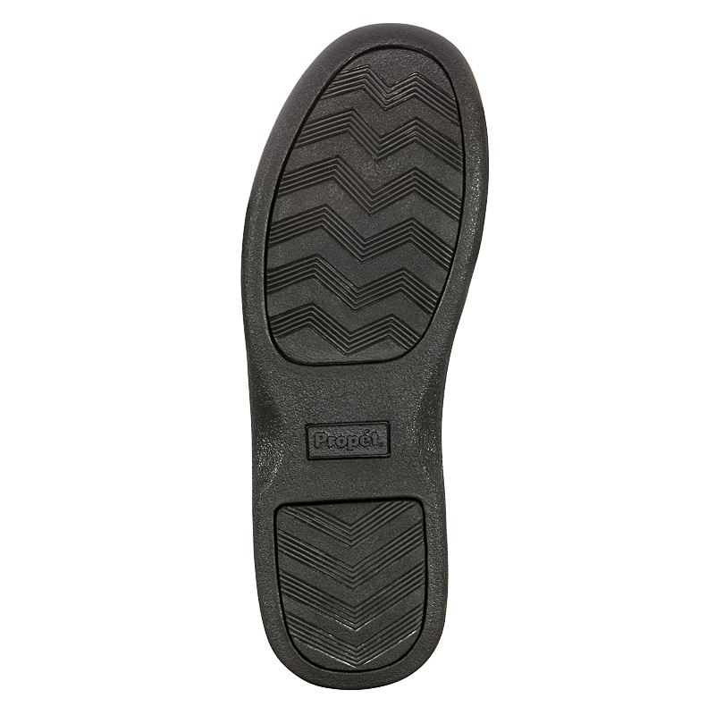 Propet Shoes Men's Cush'N Foot-Black Corduroy