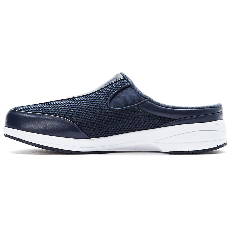 Propet Shoes Women's Washable Walker Slide-Navy Mesh