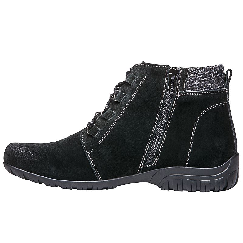 Propet Shoes Women's Delaney-Black Suede - Click Image to Close