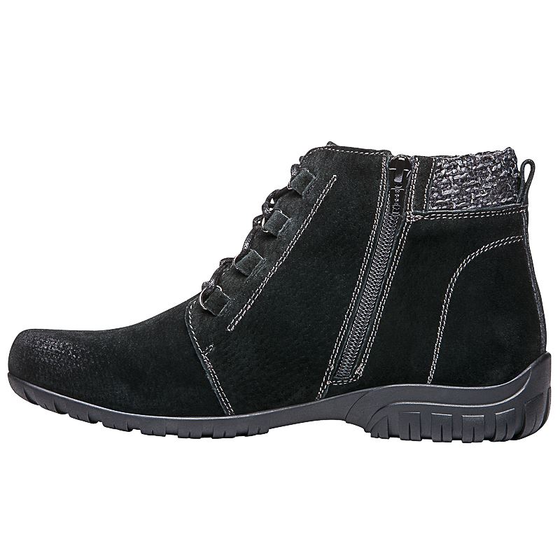 Propet Shoes Women's Delaney-Black Suede