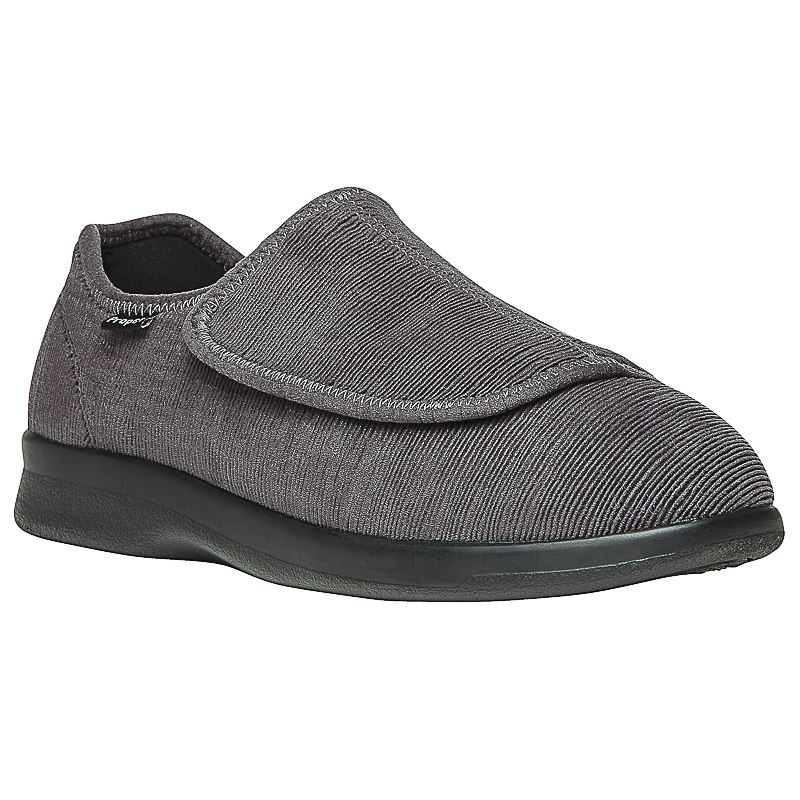 Propet Shoes Men's Cush'N Foot-Slate Corduroy