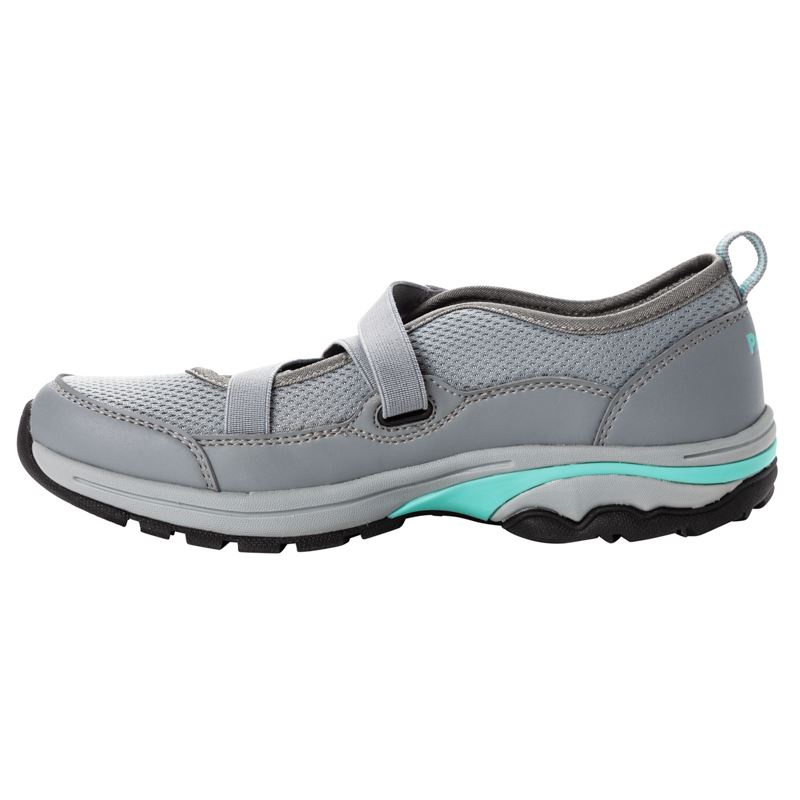 Propet Shoes Women's Poppy-Grey/Mint